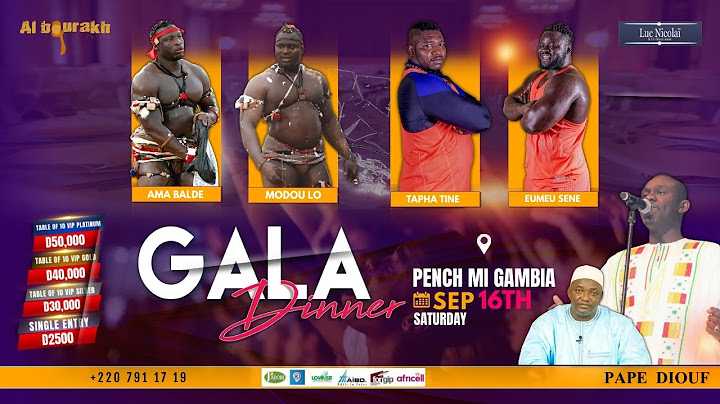 🛑Direct - Face-à-face Modou Lô vs Ama Baldé - Tapha Tine vs Eumeu Sène et Diner de Gala Pape Diouf