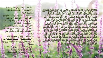 سورة الملك القارئ فاتح سفراجيك