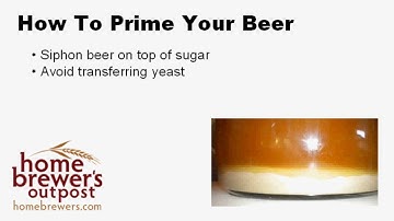 How To Use Priming Sugar