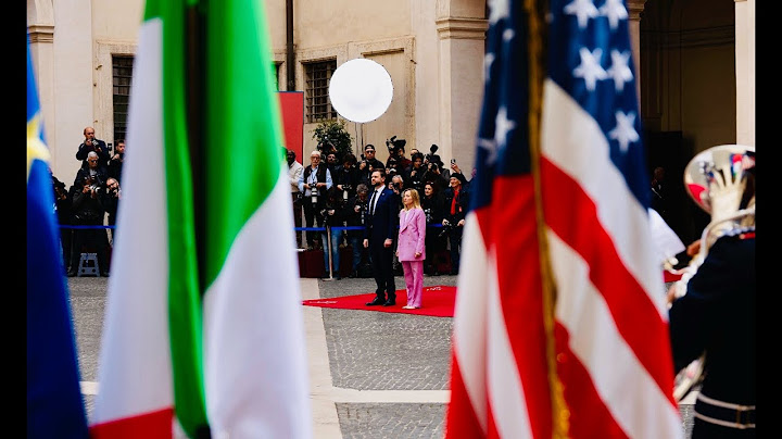 Incontro del Presidente Meloni con il Vice Presidente degli Stati Uniti d’America, J. D. Vance