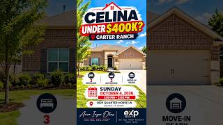 What Can You Buy Under $400K in Celina TX? | Carter Ranch Open House #realestate #texasrealtors