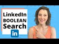 Using boolean search on linkedin to find targeted leads 2021