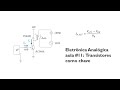 ELETRÔNICA ANALÓGICA AULA #11: Transistores como chave