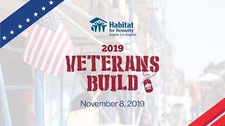 Habitat LA's 2019 Veteran's Build