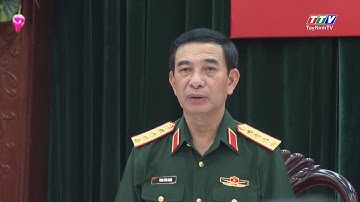 Bộ trưởng Bộ Quốc phòng Phan Văn Giang làm việc với Sư đoàn 5, Quân khu 7 | TayNinhTV