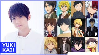Yuki Kaji [梶 裕貴] Top Same Voice Characters Roles 
