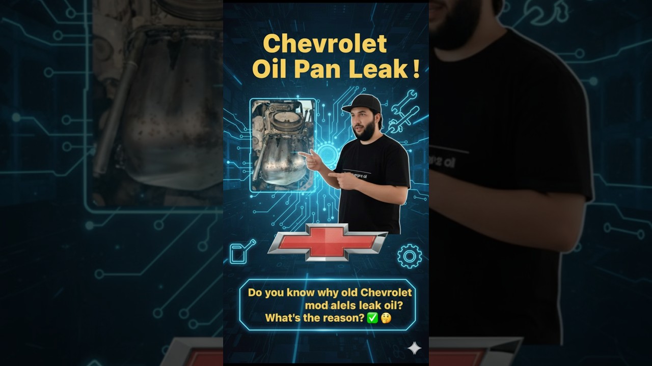 Do you know why old Chevrolet models leak oil?✅ 🤔