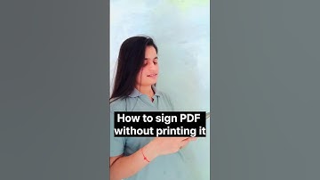 how to sign pdf without printing it #shorts_ #viral #tech #pdf #sign
