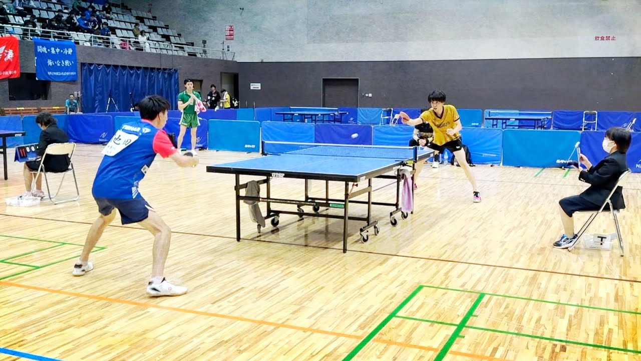【関東学生6位】全日本スーパーシードまで勝ち上がる福澤選手と対決。北海道国スポ予選、最終戦。【卓球/アルテミス北海道/専修大学】