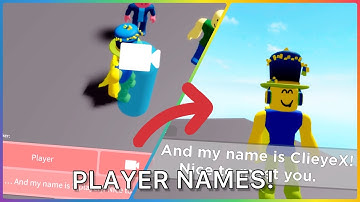 How to ADD PLAYER NAMES into your Build Mode Cutscenes! ROBLOX Piggy
