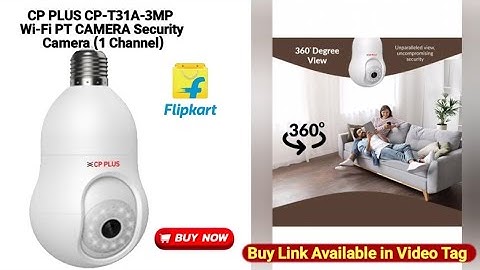 CP PLUS CP-T31A-3MP Wi-Fi PT CAMERA Security Camera (1 Channel)