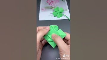 [Origami] Hướng dẫn gấp cỏ 4 lá may mắn #2
