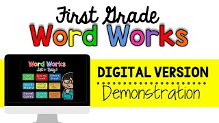 First Grade Word Works Phonological Awareness Routine Demonstration