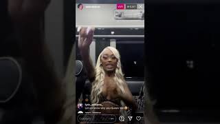 Asian Doll on IG live