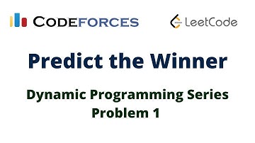 486.  Predict the Winner |  Leetcode | Min-Max Dp | DP Series Question 1 | Dynammic Programming