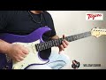 TAGIMA STRATOCASTER ZURDA TG-500 LH SB WOODSTOCK video