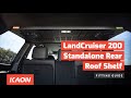 Rear Roof Shelf Installation for LC200 Landcruiser 200 series