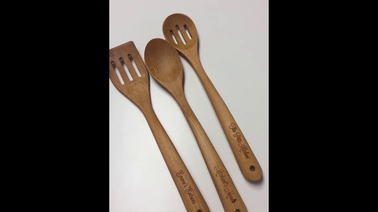 Wooden salad bowl set with serving forks mixing - large bowl with magnetic  serving utensils attached to large acacia wood bowl for 6-8 helpings 