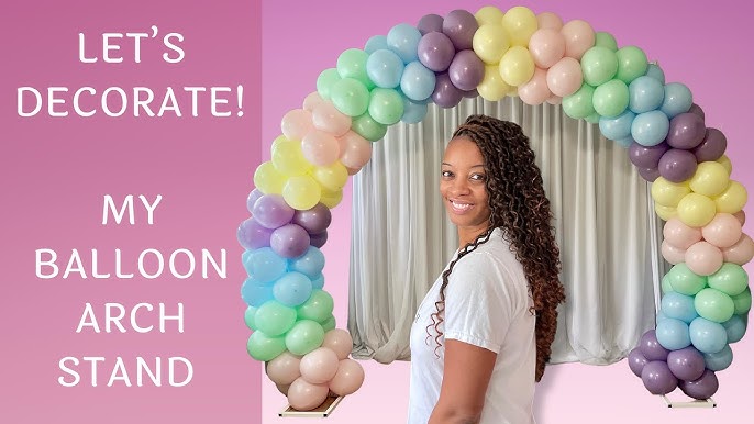 DIY Tabletop Balloon Arch 