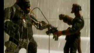 Short stop-motion : HELLBOY vs SPAWN GORILLA...