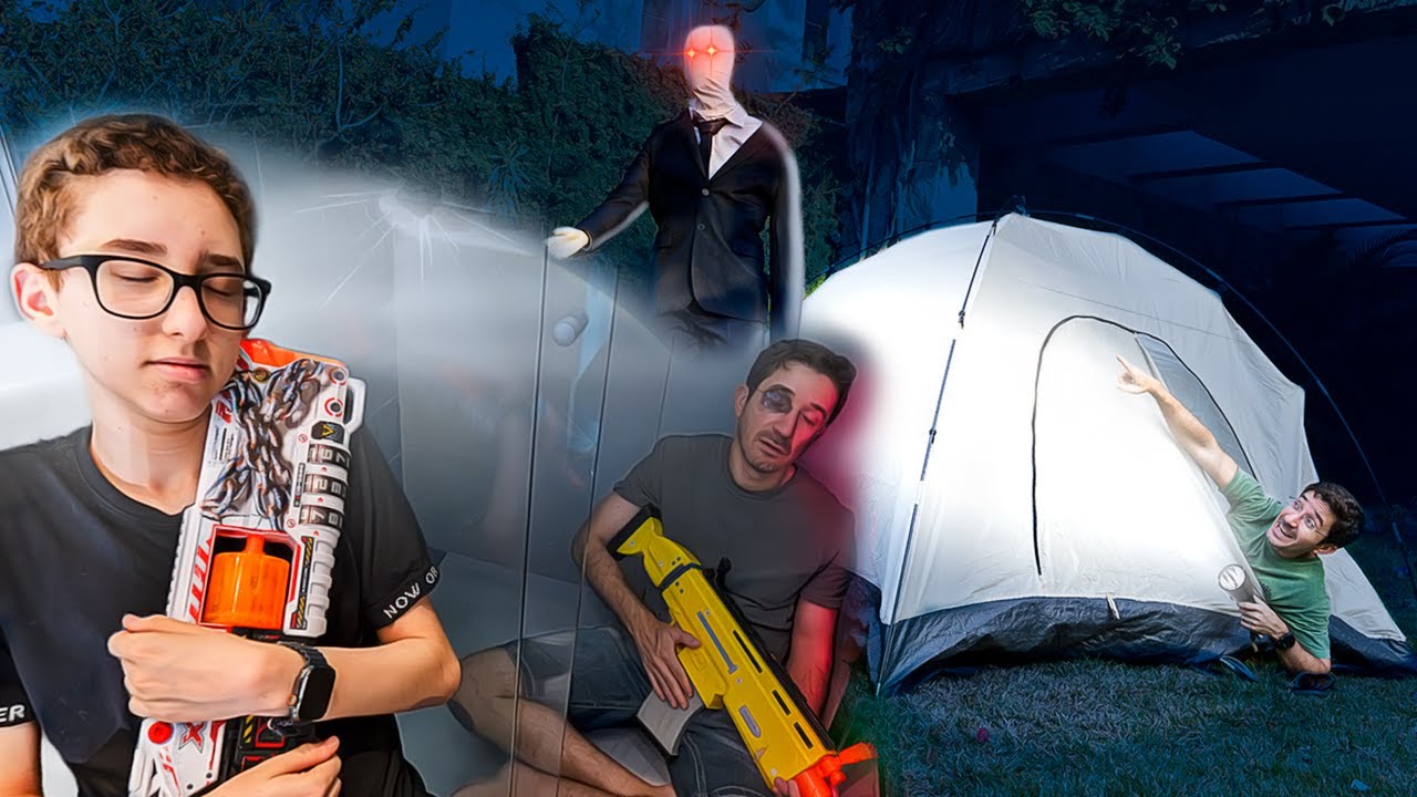 PASSAMOS a NOITE no ACAMPAMENTO e BANHEIRO e Algo ASSUSTADOR APARECEU! 😱 Filme Completo