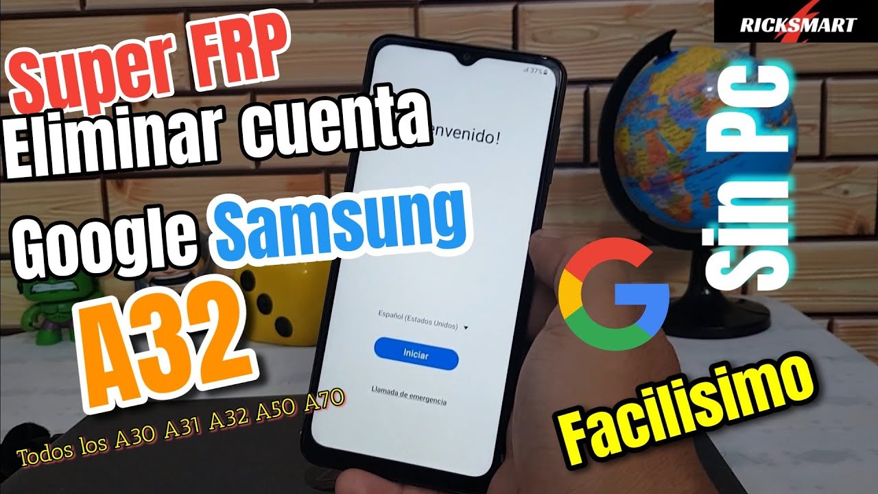 Eliminar cuenta Google Samsung A32 Android 11 y 12 FRP Sin pc Método ...