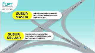 PENGURUSAN TRAFIK 'STOP & GO' 14 - 15 JULAI 2022