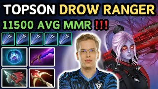 🔥 TOPSON DROW RANGER Safelane Highlights 7.35d 🔥 Right Click Damage - Dota 2