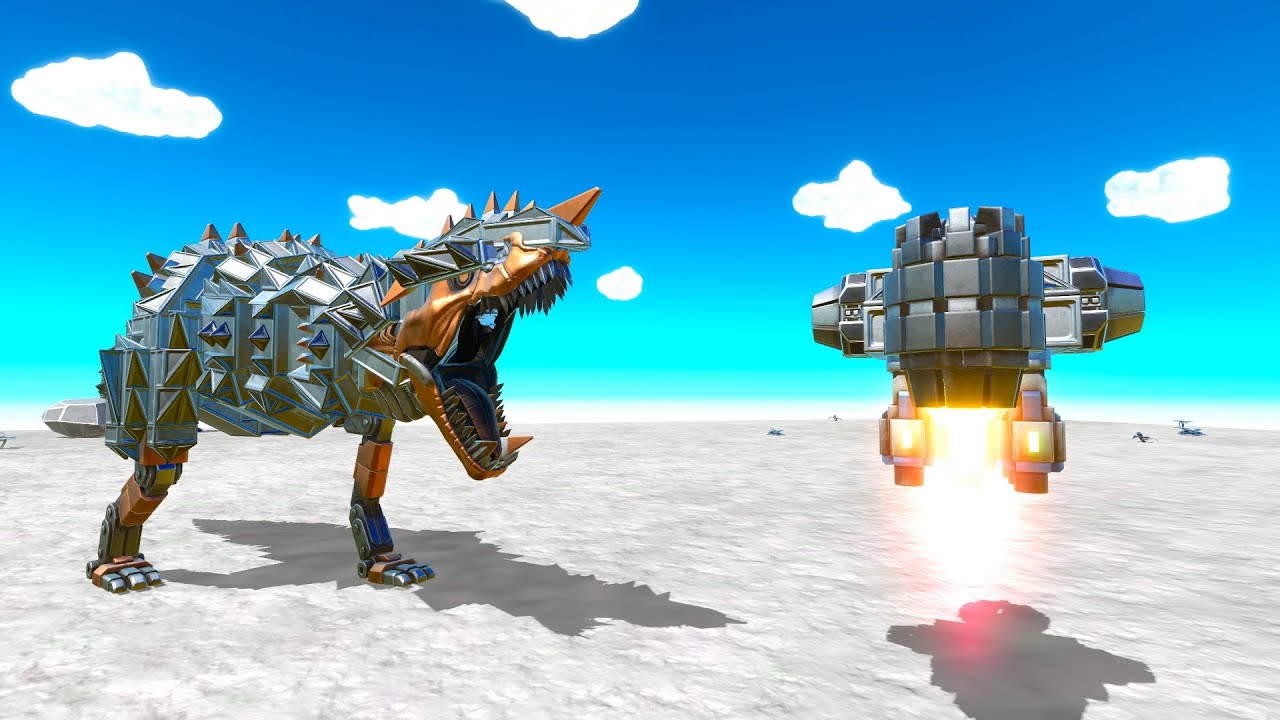 Dinosaur (LAL) Zeluleus-Persequi vs every robot unit age of warbots