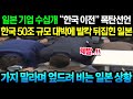 일본 기업들 대거 한국 이전에 뒤집힌 일본!