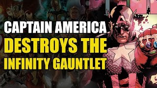 The infinity gauntlet destroyed by ...