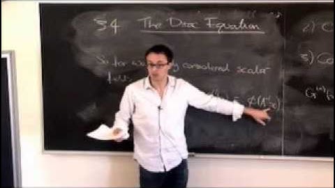 Lecture 9 | Quantum Field Theory (Cambridge) 剑桥大学 量子场论 9