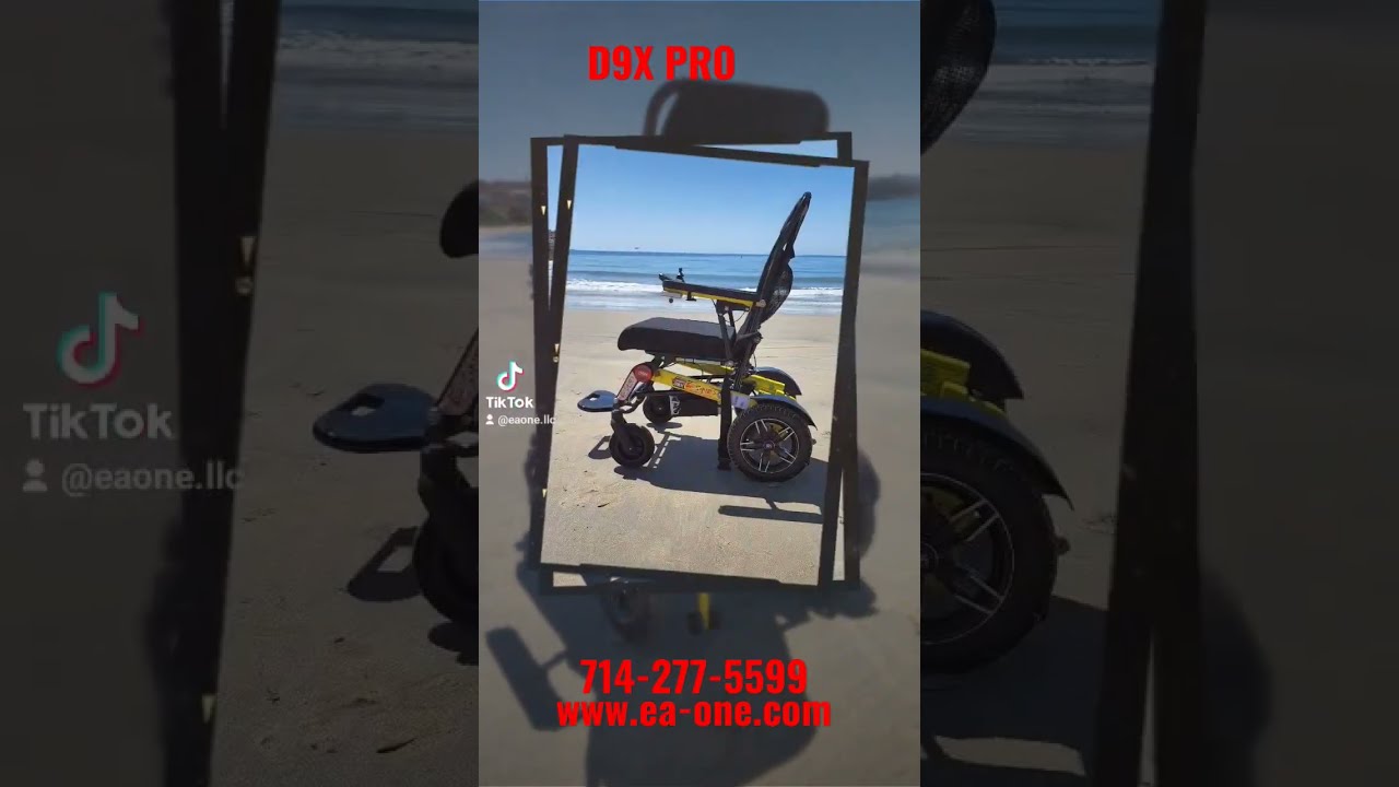 D9X Pro Automatic Folding Electric Wheelchair EA ONE NO 1 714 277 5599