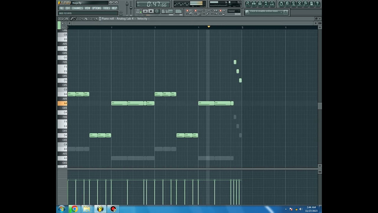 Simple Burna Boy Type Beat making for beginners