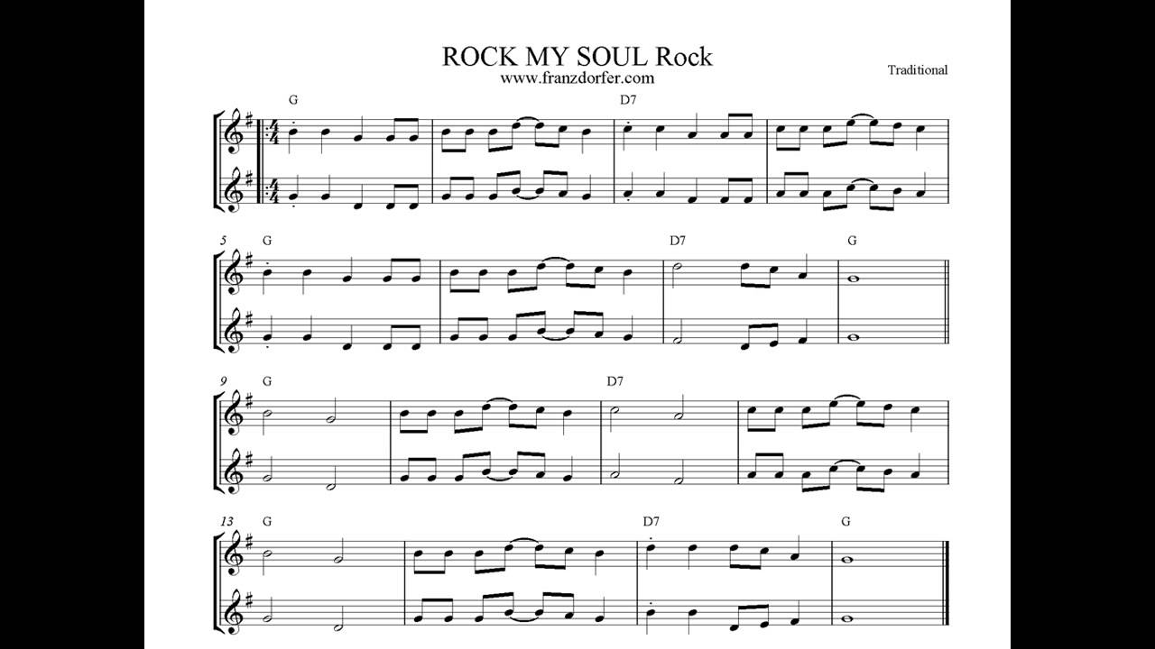 Play Clarinet Trumpet Sax Rock My Soul Youtube Rock my soul in the bosom of abraham. play clarinet trumpet sax rock my soul