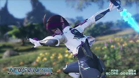 PSO2 NGS Benchmark w/ personal character