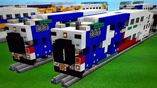 Minecraft Trinity Railway Express Bombardier Bi-Level Cab Car Tutorial
