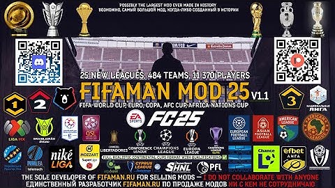 FIFAMAN MOD 25 - The Most Ambitious Football Mod Ever Created