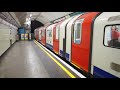 London underground victoria line 2009 stock trains at warren street 7 december 2023