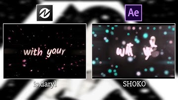Node Video VS After Effect | remake shoko