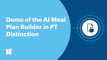 Demo of the AI Meal Plan Builder! | Personal Trainer Software | PT Distinction