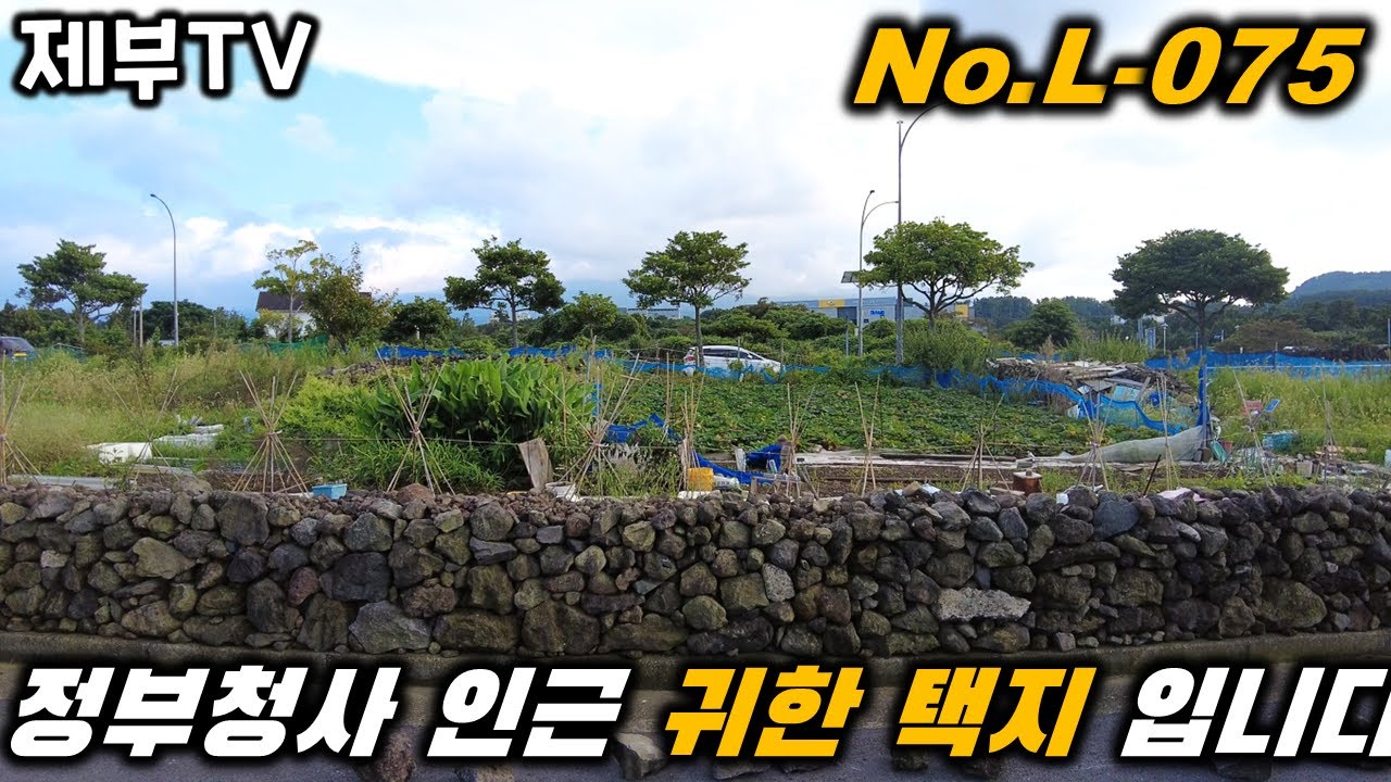 제주도 시민복지타운 토지 매매 L075 구하기 힘든 곳에 토지 매물입니다 제주도 부동산 매물,Jeju House for