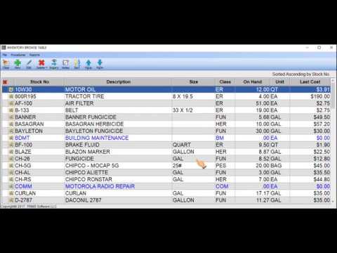 TRIMS Inventory & Purchasing - Transaction Inquiries & Edits - YouTube
