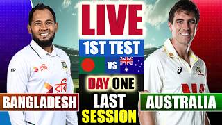 🔴LIVE: Bangladesh vs Australia, Day 1 of 1st Test | Australia vs Bangladesh Live Cricket Match Today