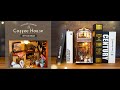 Coffee House DIY Book Nook Kit - Book Nook World #booknook #3dpuzzles #diybooknook #miniature