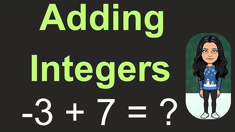 How To Add Positive and Negative Integers