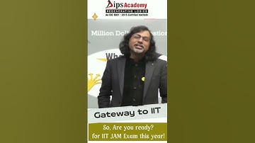 What are the Gateway to IIT? | IIT JAM Seminar by Dubey Sir