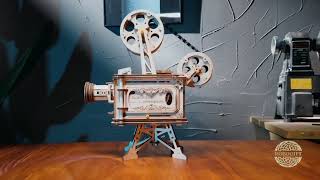 3D Medinis Mechaninis Konstruktorius Kino Projektorius Vitascope