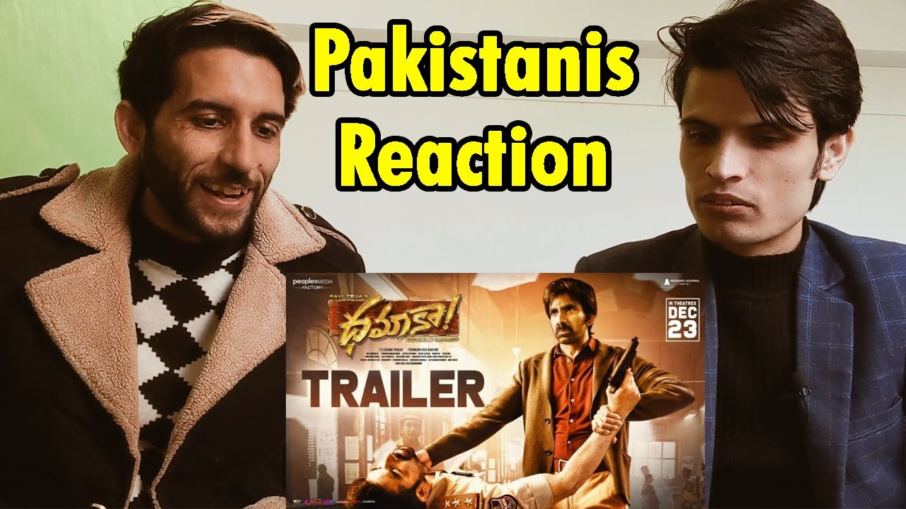 Pakistani Reaction to Dhamaka Telugu Movie Trailer _ Ravi Teja _ Sreeleela _ Thrinadha Rao _ Bheems