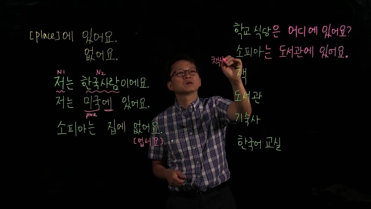 G 2.2. [Place]에 있어요/없어요